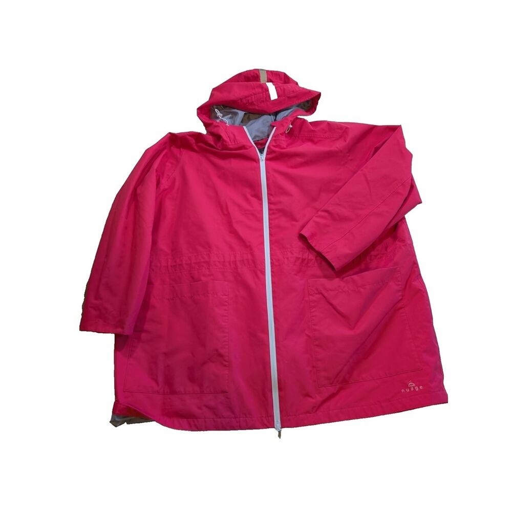 Nuage hot pink rain jacket size 3X